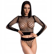 KOMPLET seksowna bielizna erotyczna BODYSTOCKING