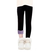 Legginsy OCIEPLANE dziewczęce ciepłe GETRY dziecięce termo futro POLAR