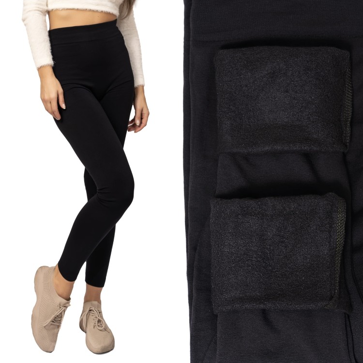 Legginsy zimowe jesienne sportowe