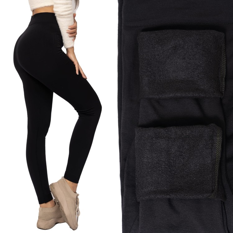 Legginsy zimowe jesienne sportowe