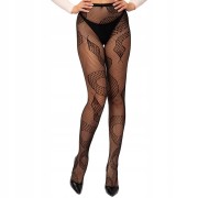 Rajstopy damskie KABARETKI stylowe HALLOWEEN wąż SNAKE żmija ONE SIZE