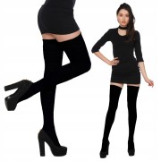 Sexy ZAKOLANÓWKI bawełniane grube WYSOKIE modne ELEGANCKIE 35-38