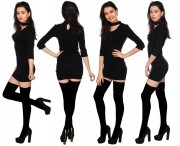Sexy ZAKOLANÓWKI bawełniane grube WYSOKIE modne ELEGANCKIE 35-38